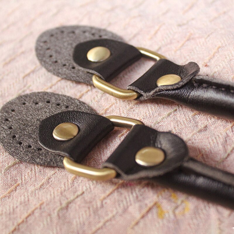 1 Paar 42Cm Diy Lederen Handvat Voor Tas Accessoires Handtas Band Handvat Riem Afneembare Pu Lederen Handvat Lady Schouder tas Riem