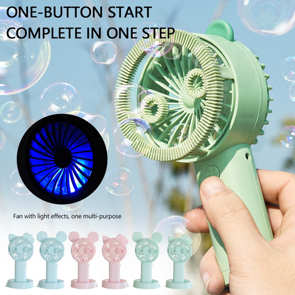 201Ml Portable Fan Bubble Machine Bubble Blower Zeepbel Blower Outdoor Kind Speelgoed Creatieve Polyporous Bruiloft Machine