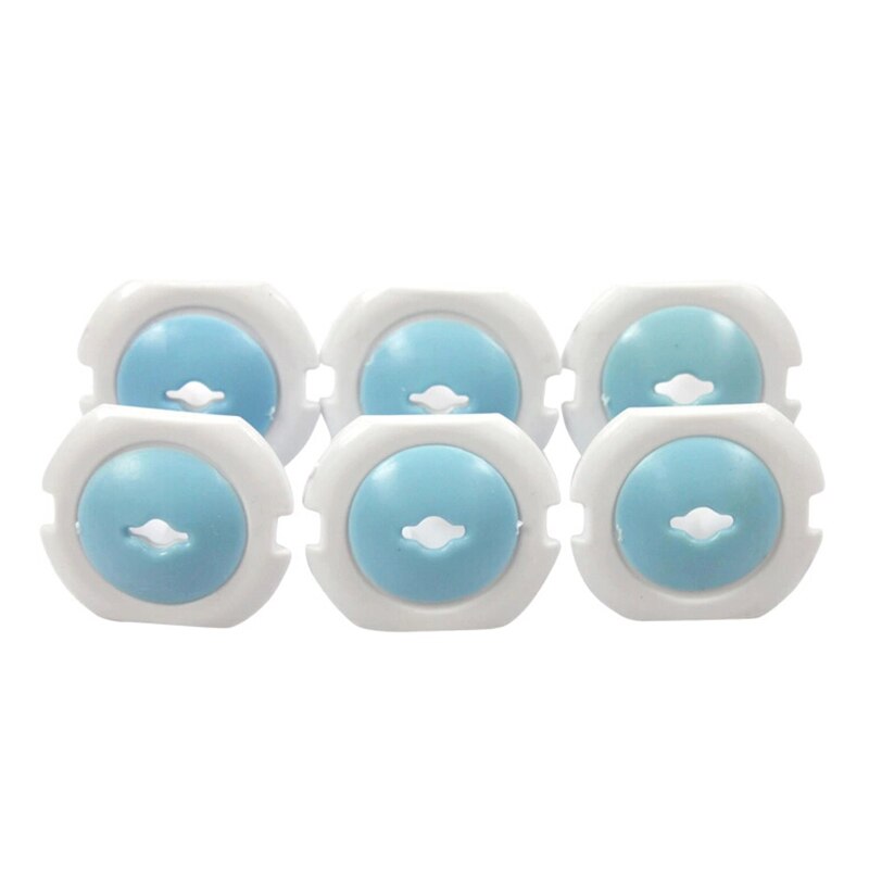 Presa di Protezione di Sicurezza del bambino di Blocco di Potere anti-shock anti-dispersione Presa A dovuto fori 6 Serrature 1 Chiave guardia di Sicurezza del bambino