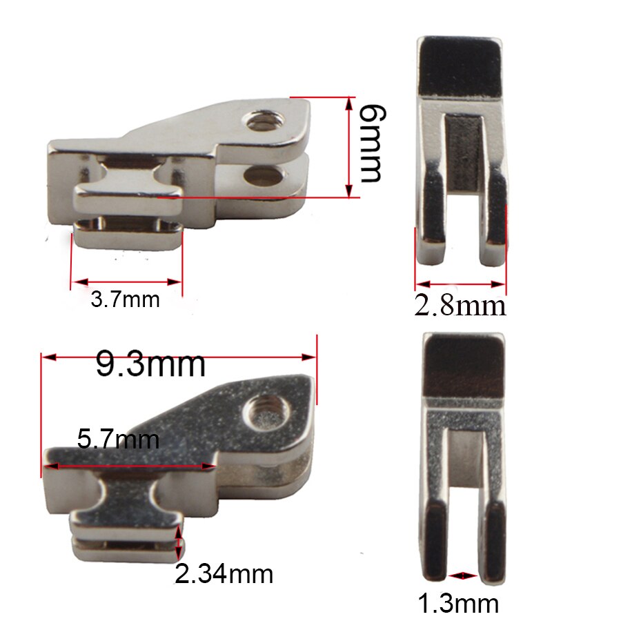 20 stücke (10pairs) Brillen Scharnier reparatur Ersatz Hohe Nickel Gläser Einzigen Doppel Zahn Scharnier Reparatur Zubehör: MOD.19