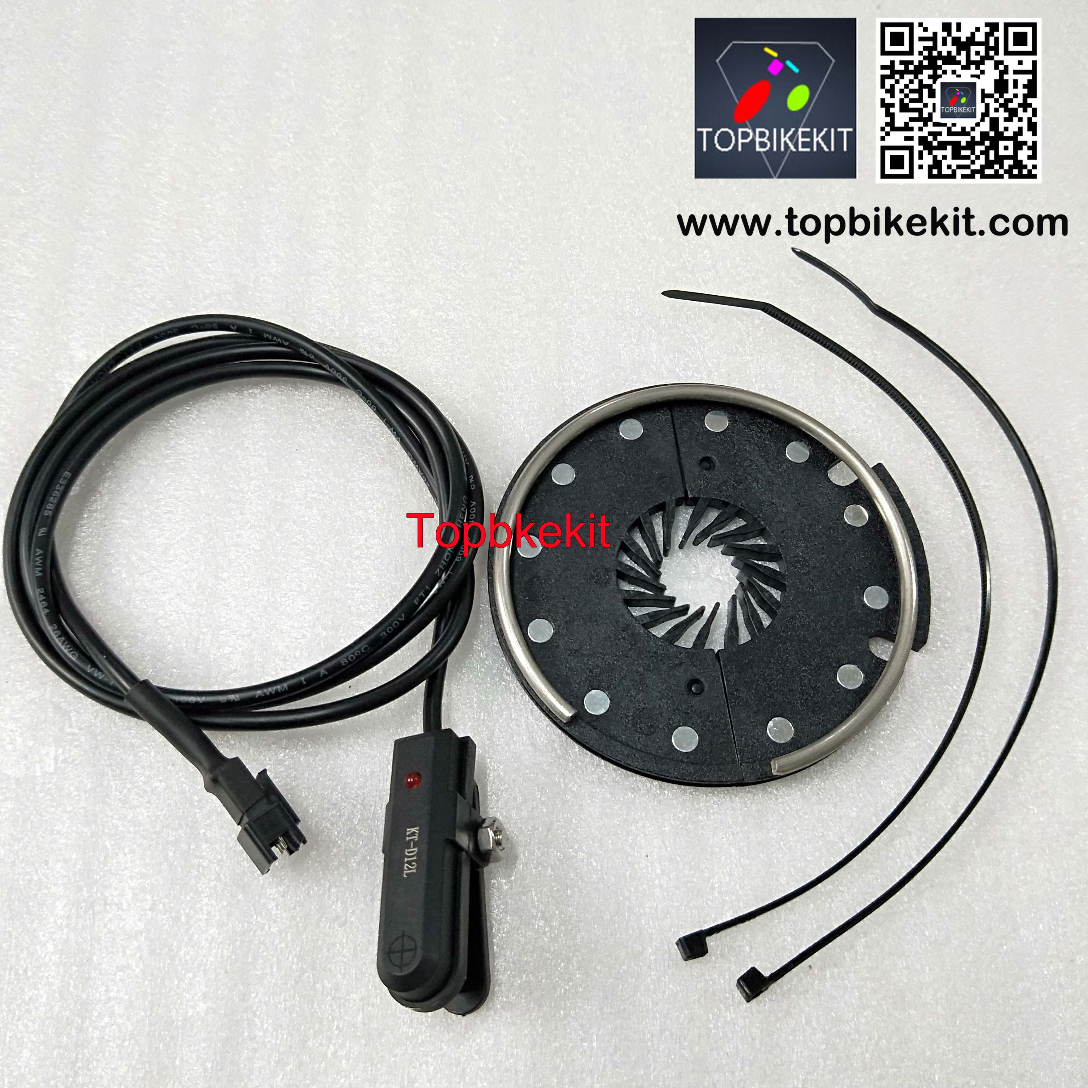 Ebike Onderdelen KT D12L Dual Hall Sensor Signalen Eenvoudige Installatie PAS Voor Ebike 12PAS met SM3A + 80cm lengte: Standard plug