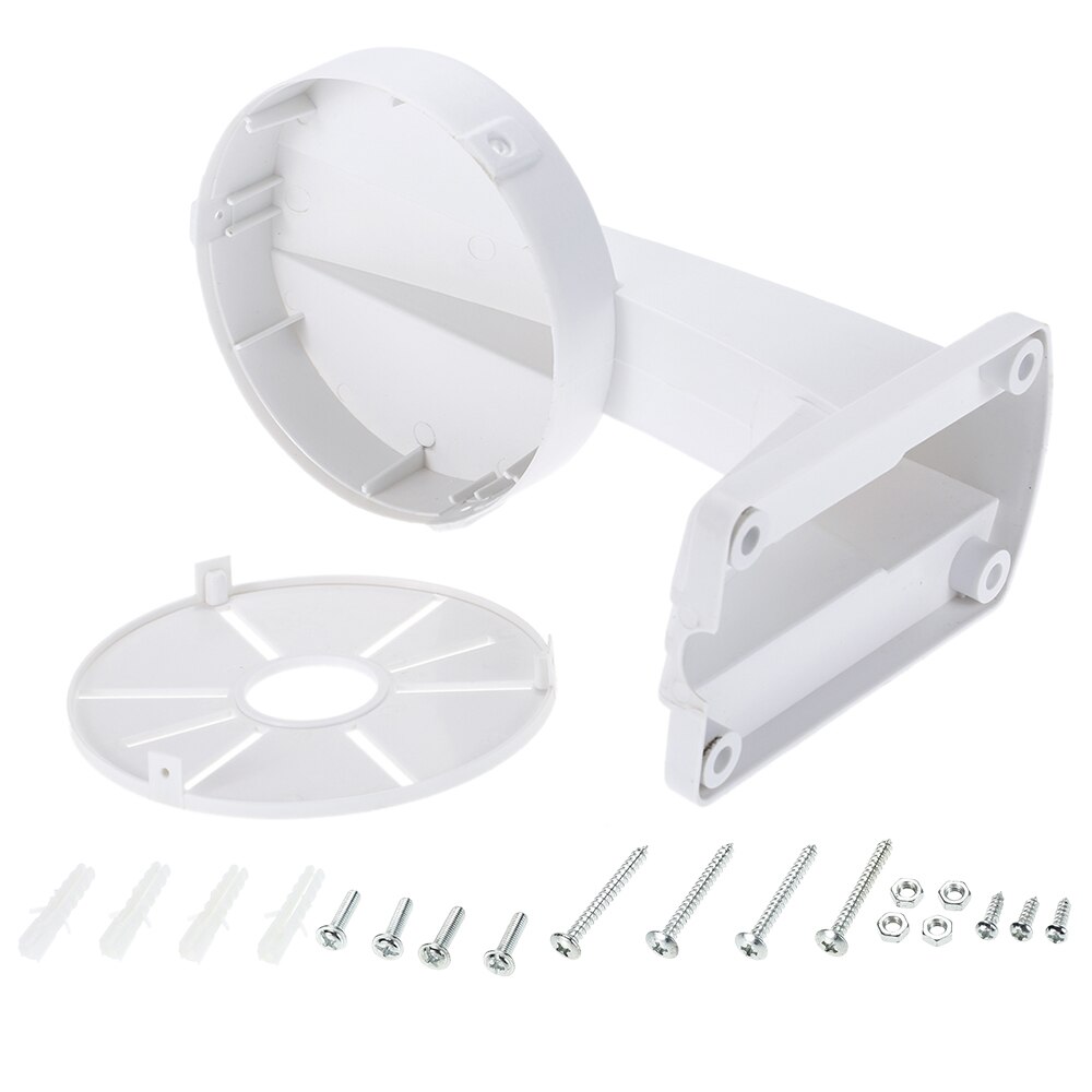 Universal Wall Mount Hanging Plastic Bracket For CCTV Dome Camera Waterproof Multiple Hole Sites Suit Different Camera Size