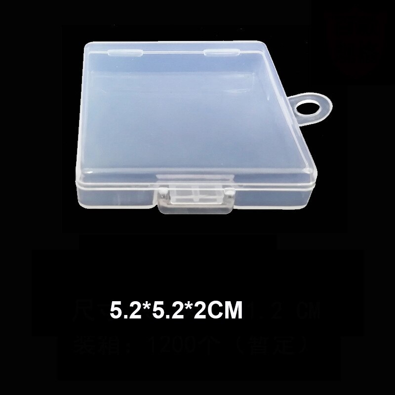 SD TF Transparent Speicher Karte Halter Komponente PP Verpackung Box Kunststoff Umweltschutz PP Haken Box Speicher Karte Fällen