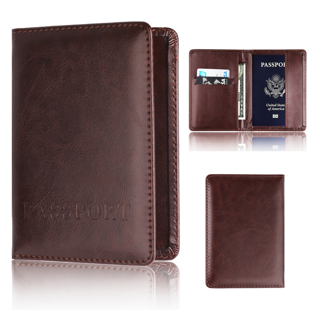 Cover Travel Passport Cover Card Case Women Men Travel Credit Card Holder Travel ID&Document Passport Holder #T5P