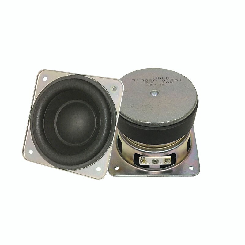 3 Inch HIFI Deep Bass Subwoofer Speaker Unit Big Coil Super Power Woofer Loudspeaker For Home Theater 1PC