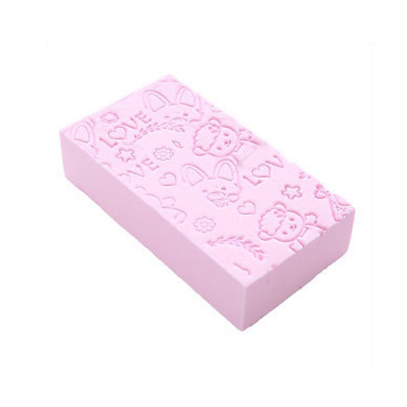 Bath Sponge Body Dead Skin Remover Exfoliating Massager Cleaning Shower Brush Peeling Sponge For Washing For The Body For Adults: Pink