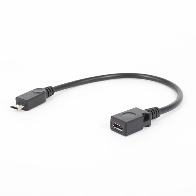 Micro USB 2.0 Type B Male To Female Extension Cable Wire Extender Micro 5p male to female data charging cable
