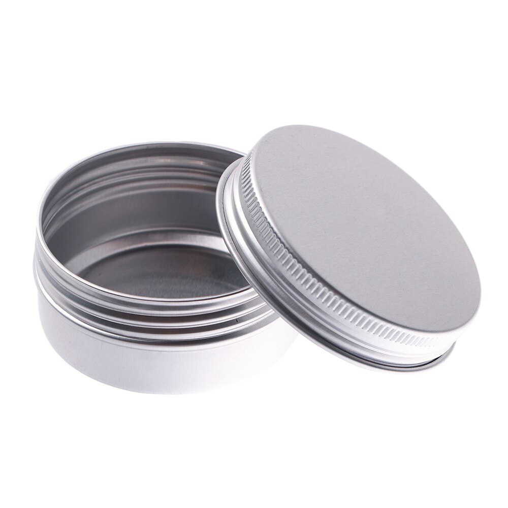 5ML-250ML Small Tin Packing box Refillable Containers Aluminum Cosmetic Storage Jars Cosmetic Screw Top Sample Containers