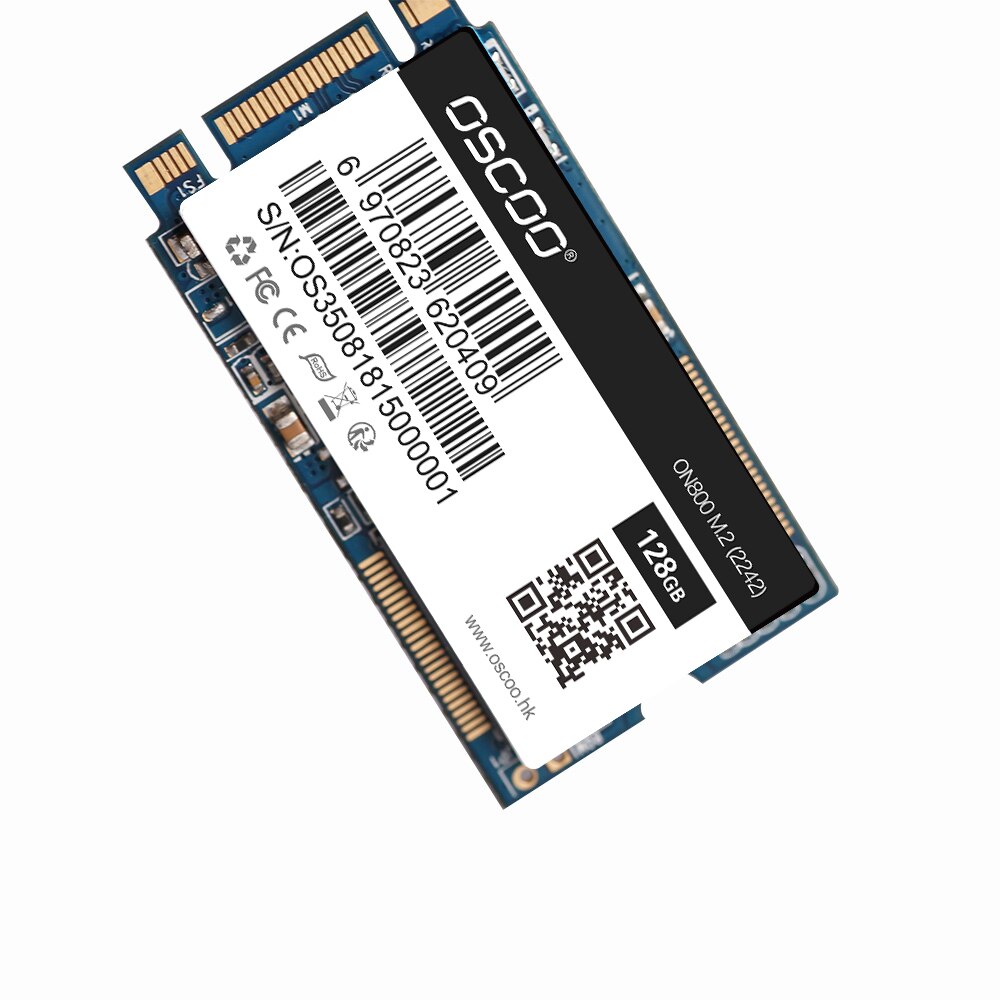 OSCOO – disque dur SSD M2 2242, Sata 256, 128 go, NGFF, 2280 go, 512 go, M.2, pour ordinateur portable et PC tout-en-un