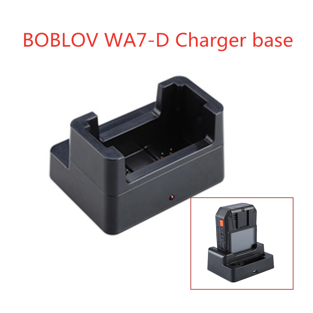 BOBLOV WA7-D Charger Base WA7-D Body Camera Charger Dock Police Camera Charger