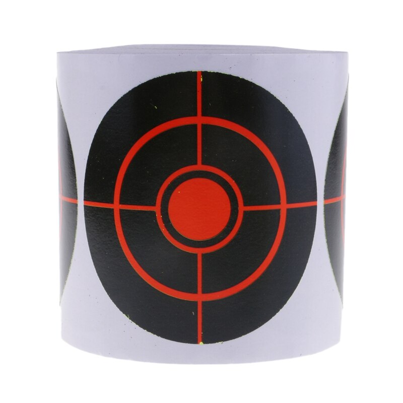 250Pcs Roll Lijm Doel Diameter 7.5 Cm Ploetert Doel Stickers Set Voor Outdoor En Indoor Sport