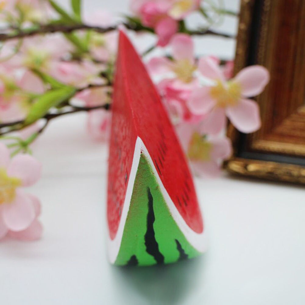 18cm Slow Rising Squishy Jumbo Watermelon Fruit Scented Bread Squeeze Toy Decor