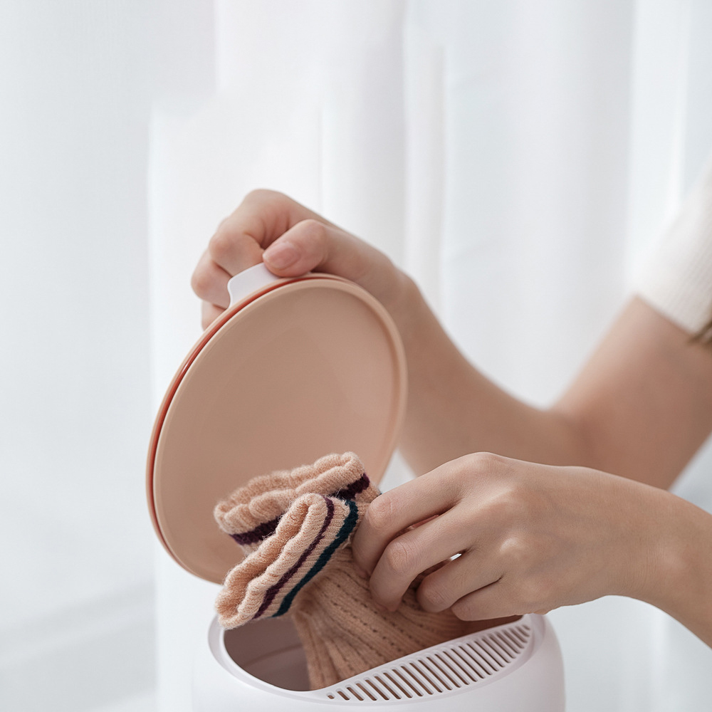 Mini Socks Washing Machine With Capacity of 2.8L 12W Two-Way Wave Wheel Motor Blue Light Antibacterial Lamp Clothes Wash Machine