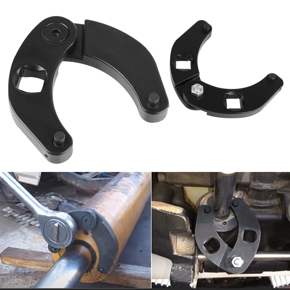 Adjustable Hand Tools Reverses 2" to 6" Tool for Farm Machines Hydraulic Cylinders Gland Nut Hand Wrench Spanner Universal