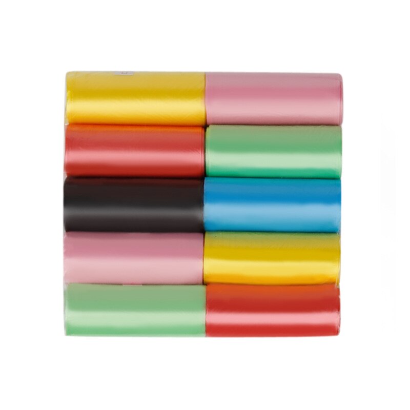 Conjunto de bolsas de basura para perro, caca de perro no tóxico para soporte seguro, suministros para mascotas, dispensador de bolsas portátiles de limpieza, bolsas de basura para recoger el inodoro: random colors 20 bag