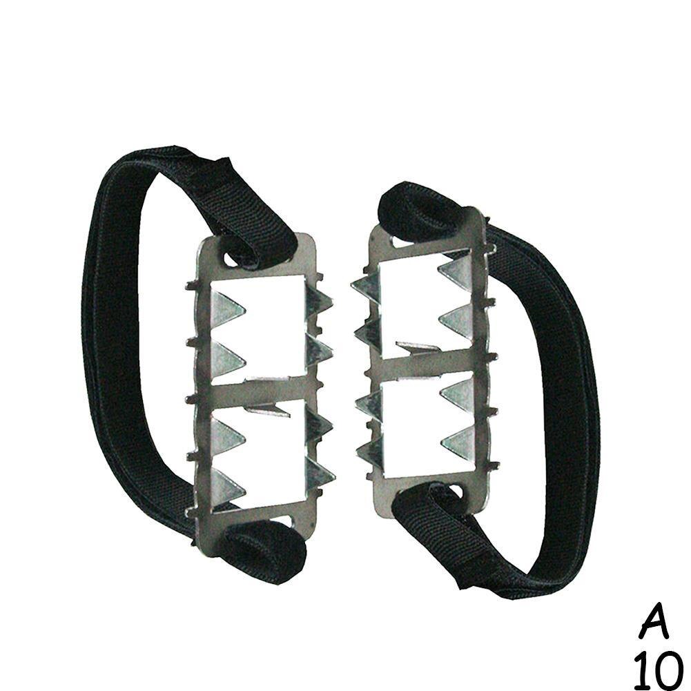 Ice Gripper Ice Climbing Spikes Grips 26 Teeth Camping Crampon Shoes Outdoor Anti Cleats Slip Cover Climbing Accessori E8U3: 10 teeth