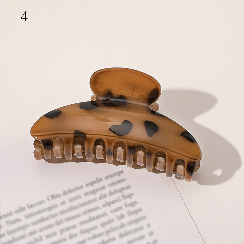Leopard Acrylic Hair Clip Claw Clip Hair Clips for Women Hair Claw Hairpin Girl Claw Clip Hairclip Hair Accessories: 4
