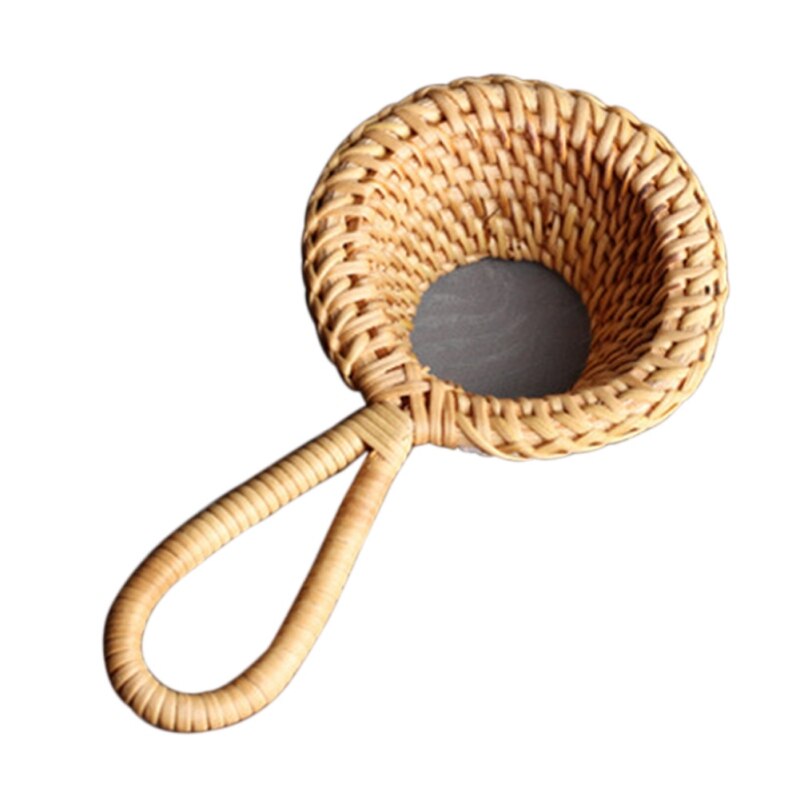Japan Teaism Tea Table Decor Tea Decorative Tea Strainers Bamboo Rattan Gourd Shaped Tea Leaves Funnel Ceremony Accessories