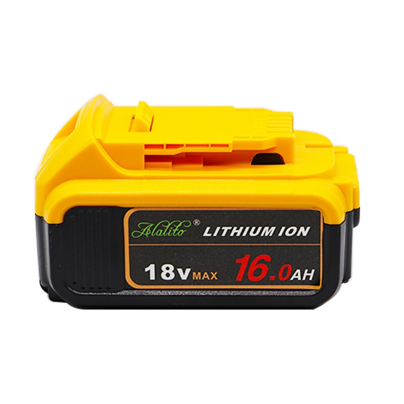 Alalito 18 V 16.0Ah DCB200 Vervangende Li-Ion Batterij Voor Dewalt Max Xr Power Tool 18 V 16000Mah Lithium Batterijen