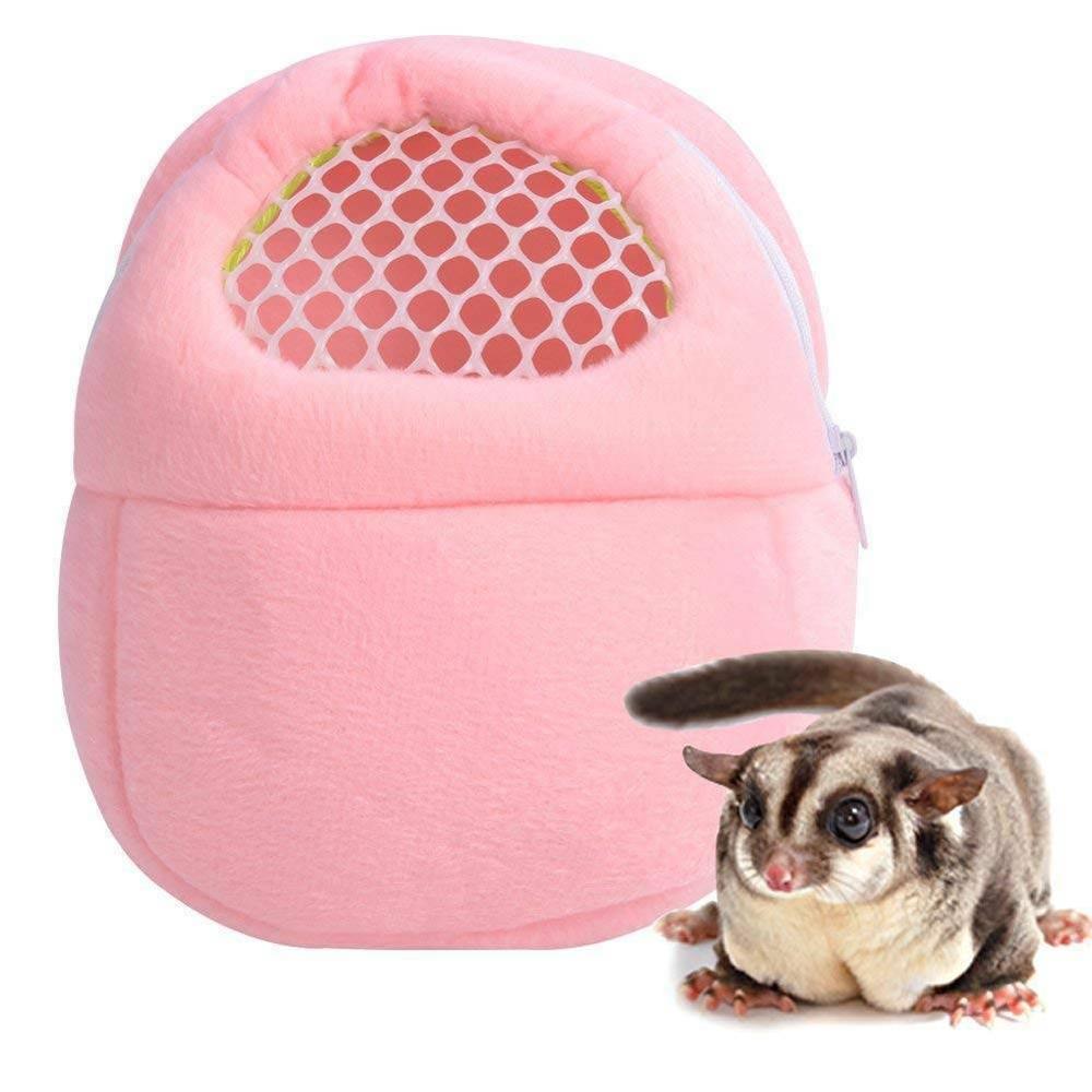 Small Pet Carrier Hamster Chinchilla Travel Warm Bags Cages Guinea Pig Carry Pouch Bag Breathable Carriers Bag