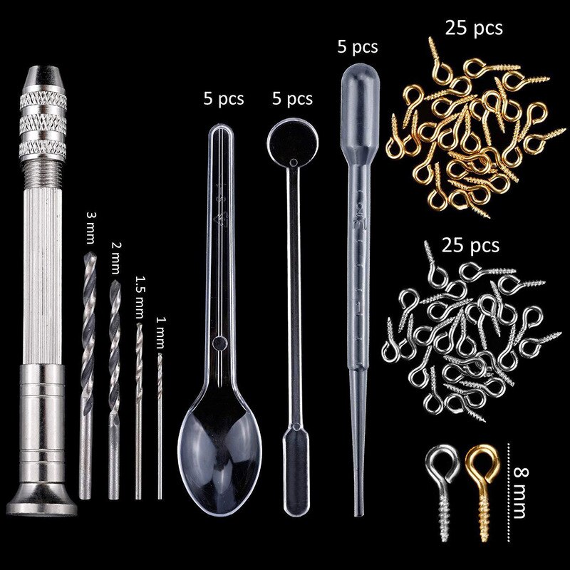 DIY Epoxy Resin Making Tool Set Silicone Mold Combination Epoxy Resin Molds
