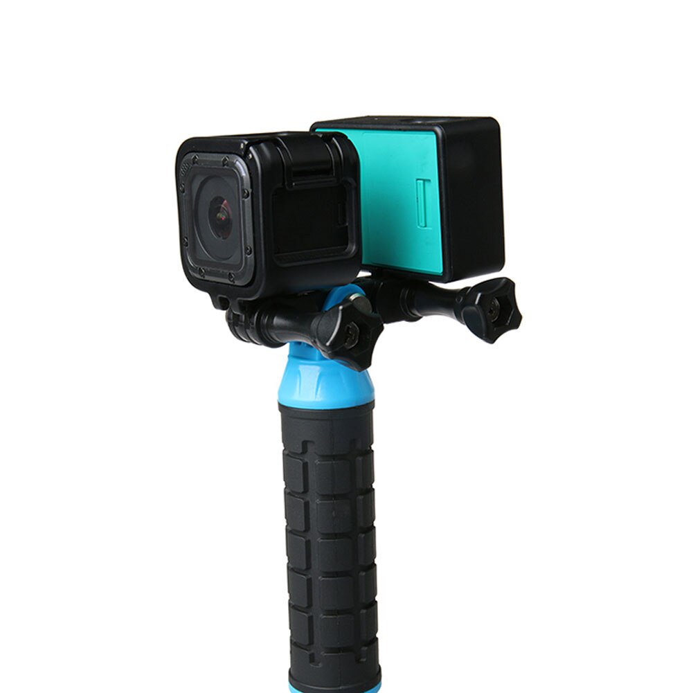 Liga de alumínio universal dupla câmera conexão suporte de montagem para gopro hero série gnome yi série led luz preenchimento acessórios