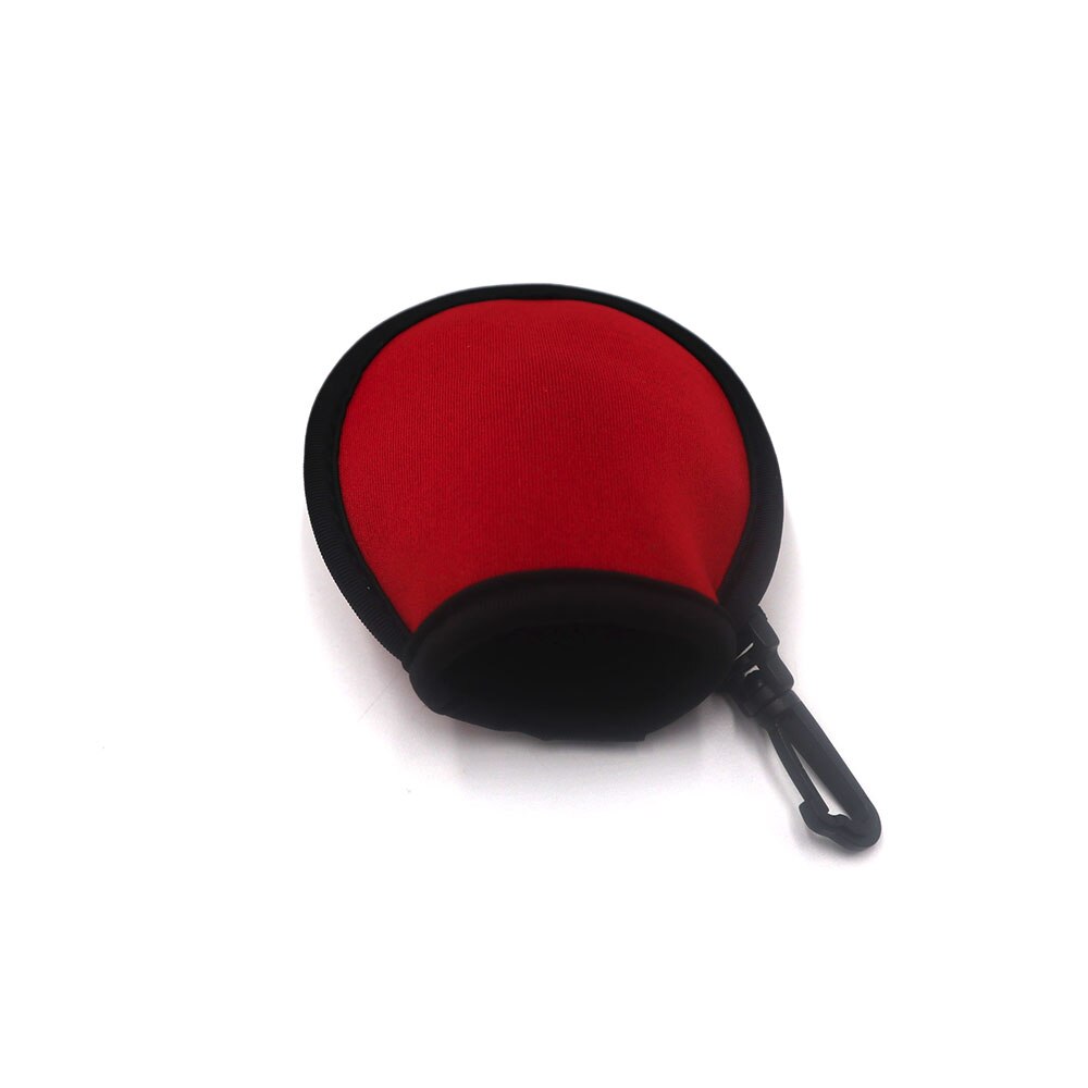 Neoprene Golf Ball Cleaner Pocket Washer Golf Ball Washer: Red