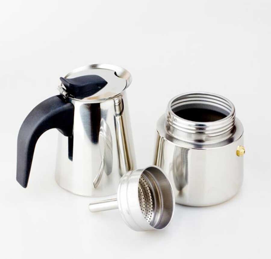 Stainless Steel Coffee Pot Used For Italian Espresso Machine Potable Induction Cooker Coffee Pot D097