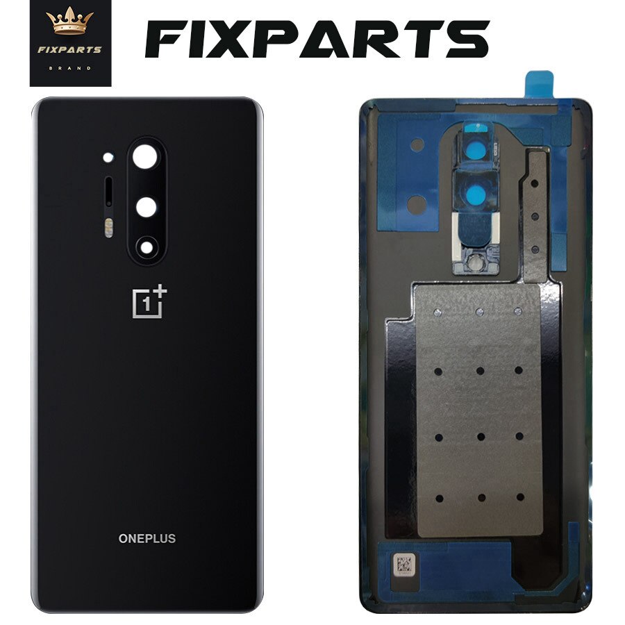 Copribatteria originale Oneplus 8 vetro posteriore One Plus 8 custodia porta posteriore sostituzione coperchio batteria Oneplus 8 Pro con adesivo