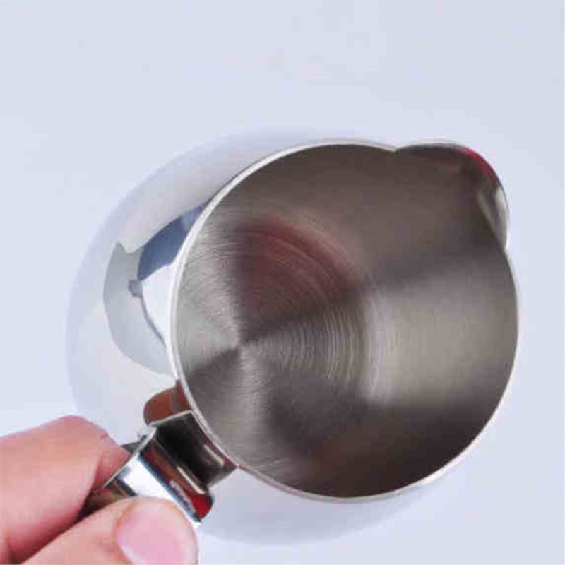 600ml rostfria kaffekanna barista redskap 3 typer kök kaffe mjölkskummande kaffekanna tekanna