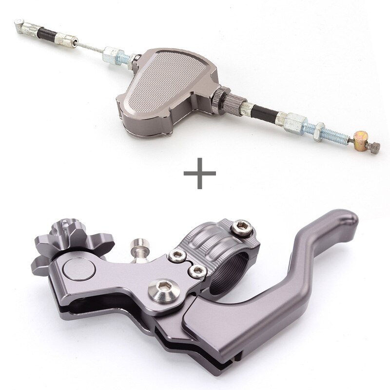 CNC Motorrad Stunt Kupplung Hebel Pull Kabel System Für Suzuki TL1000R SV1000 SV650 DL1000/650 V-Strom DL 650 GSX650F TL1000S: Gray D M