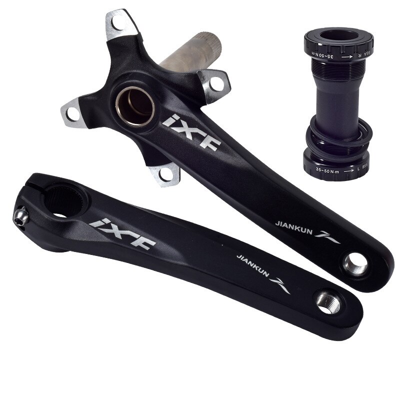 Black Crankset 6.7inch Spare Component IXF Parts MTB Mountain Bike BCD104 Bike Upgrade Accessories Part Bike Components