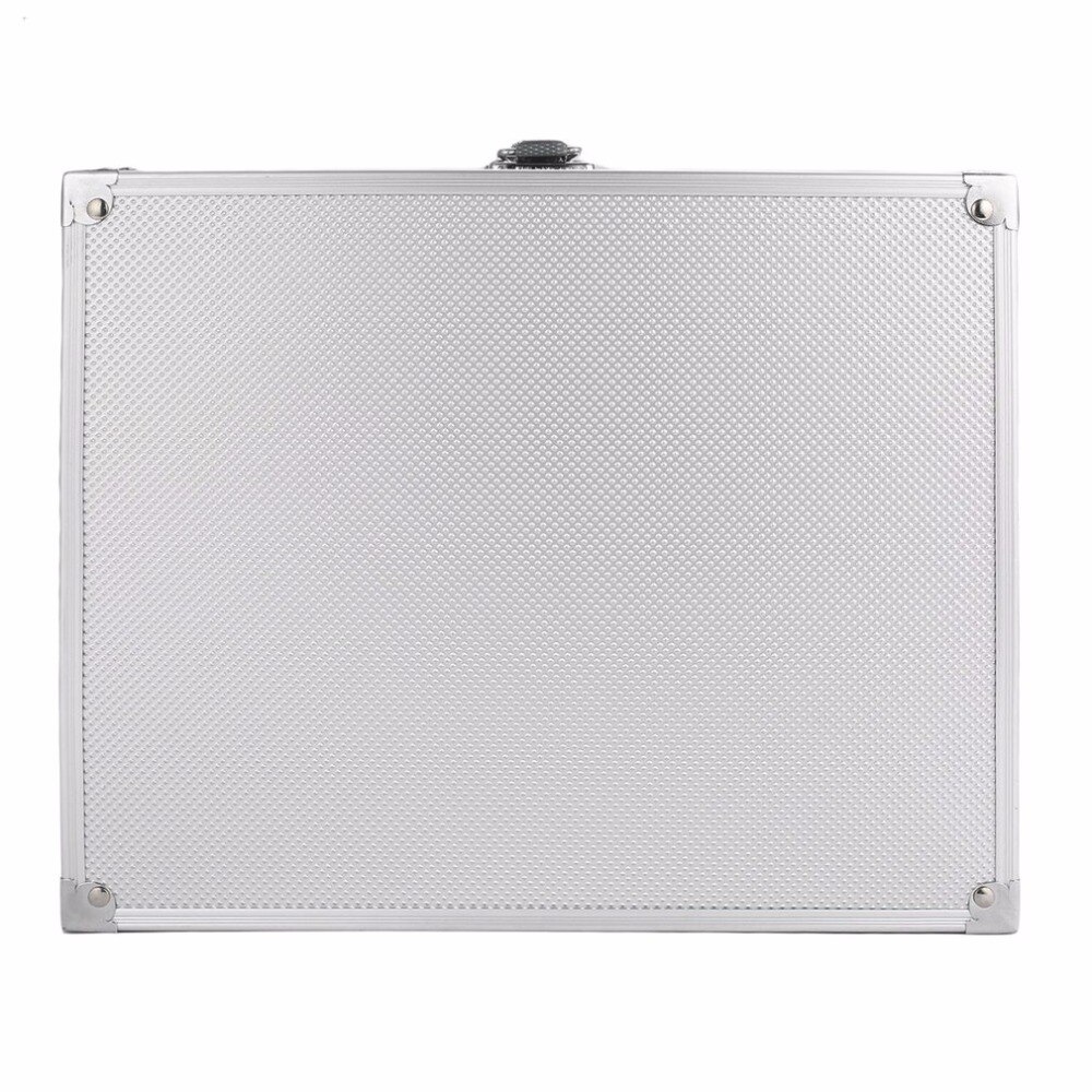 12 Grid Slots Watch Box Jewelry Display Storage Square Box Case Aluminium Suede Inside Container