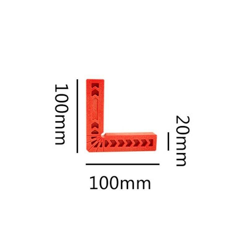 Timmermanswinkelhaak rechte hoek 90 graden l-vormig hulpstuk houtbewerking positioneringsliniaal huishoudelijk houtbewerkingsgereedschap