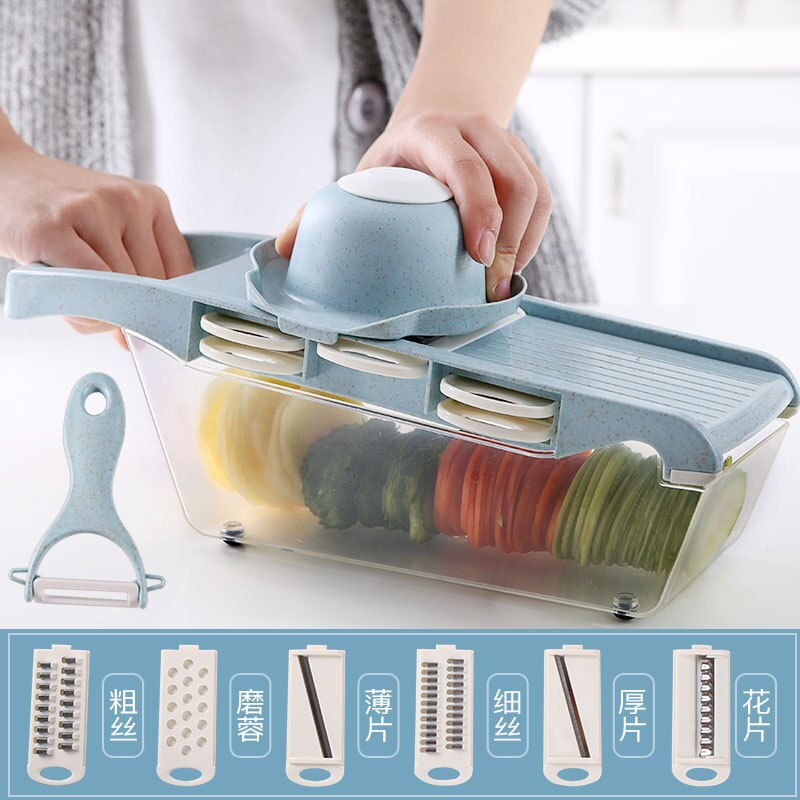 Keuken Aardappel Shredder Rasp Wortel Snijmachine Radijs Geraspte Komkommer Chopper Freesmachine Dicer Aardappel Groentesnijder