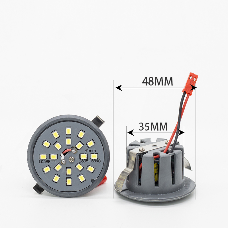 LED Kristall Licht verwandeln Glühbirne 5W LED Mais Birne Integrierte Lichtquelle Für Decke Kronleuchter nachrüsten Lampe AC220V: Warmes Weiß / Gelb