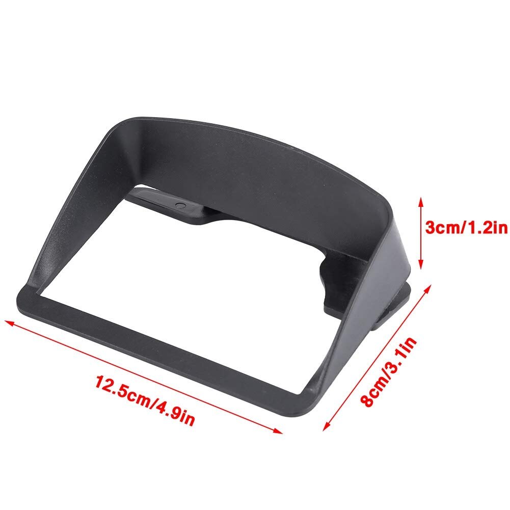 Portable Visor Anti Glare 5 Inch Sunshade Sun Shade Screen Hood for Vehicle GPS TomTom Garmin Nuvi Dezl Navman Accessories