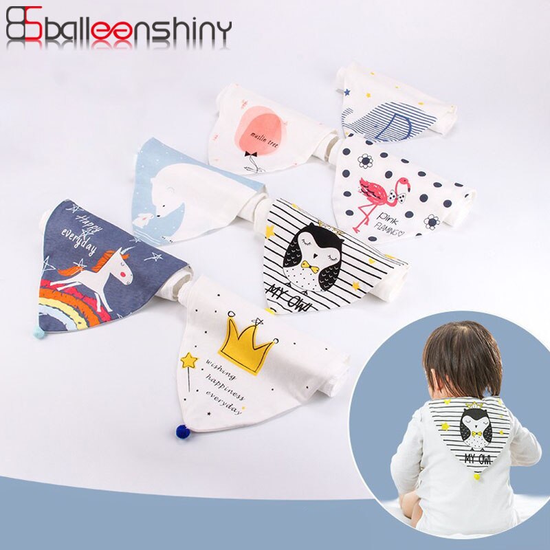 Balleenshiny Baby Schweiß Handtuch Infant Weiche Zurück Trockenen Wischen Musselin Baumwolle Baby Zurück Gaze Absorbieren 100% Baumwolle 5 Schichten für 0-6years