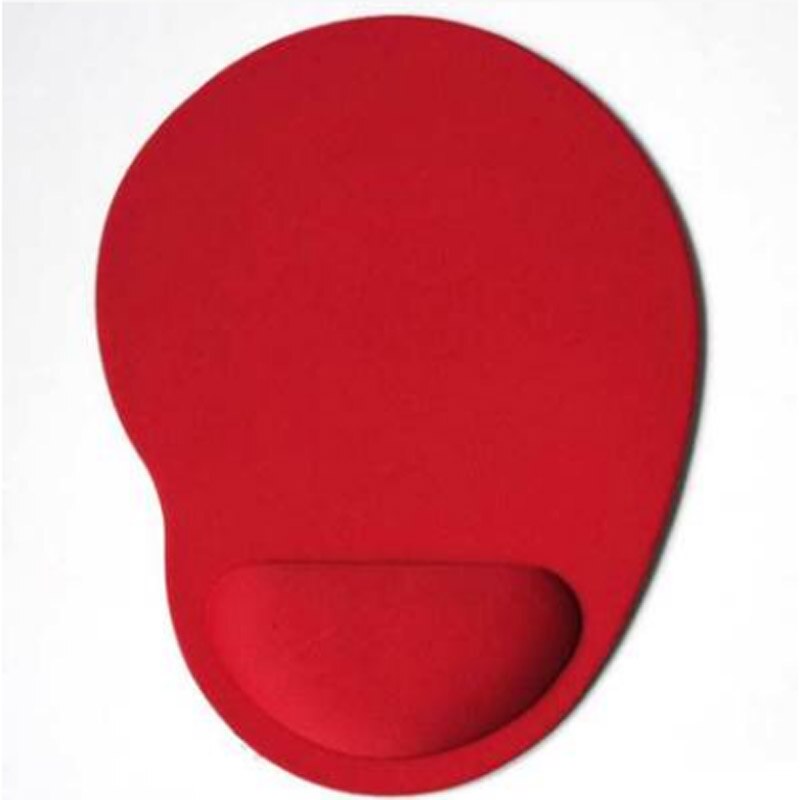 Mairuige Grote Promoties Ondersteuning Pols Comfort Muismat Optische Trackball Pc Thicken Mouse Pad Kleurrijke Voor Game 8 Kleuren: Red