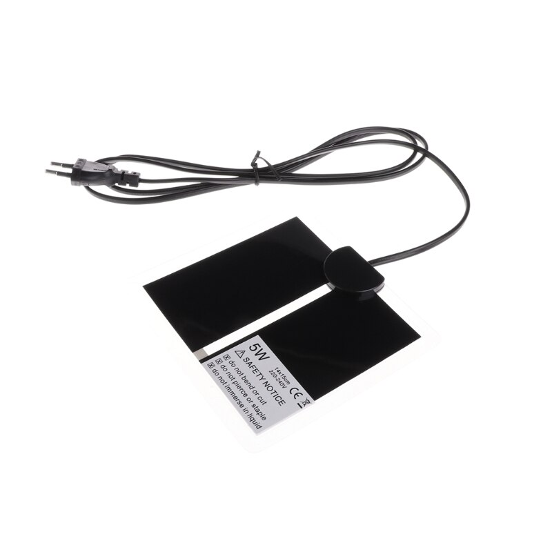 Esteira de calor réptil chocadeira incubadora pet almofada aquecimento brew plug ue 5w 7 14 navio da gota: 5W