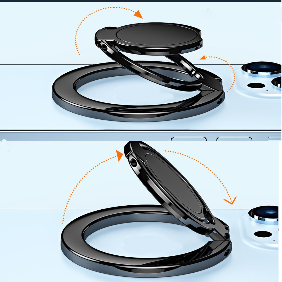 Mocny magnetyczny uchwyt na palec do telefonu komórkowego do akcesoriów MagSafe Magnet składany stojak na telefon komórkowy do iPhone'a 14 15