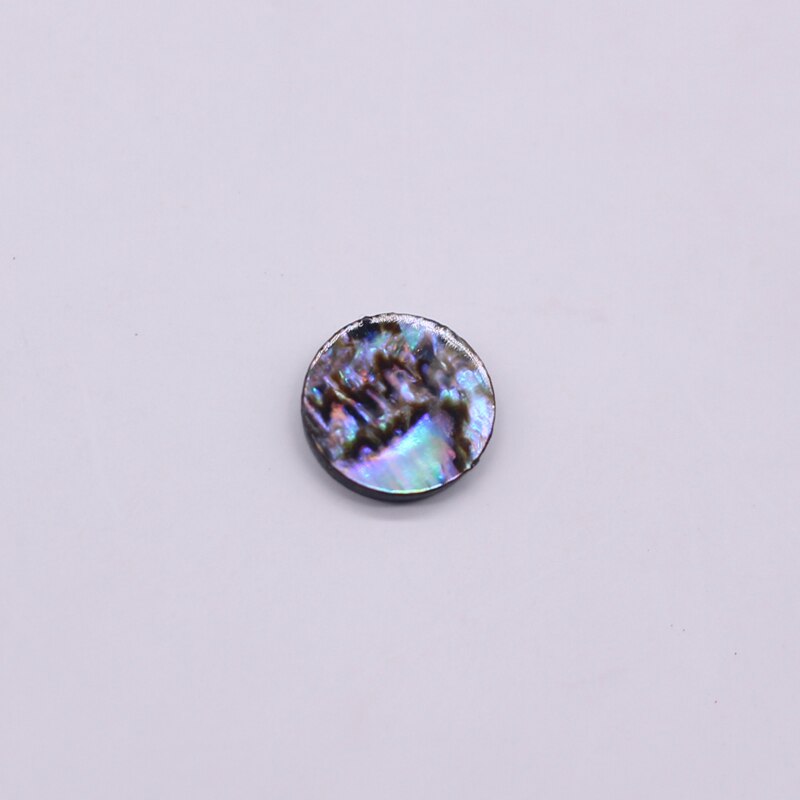 10 stuks oorbellen met natuurlijke abalone schelpen, liefdesringen met cabochon kralen en een platte achterkant, doe-het-zelf sieraden maken  c49: 3 xiaoyuan 1 x 1cm