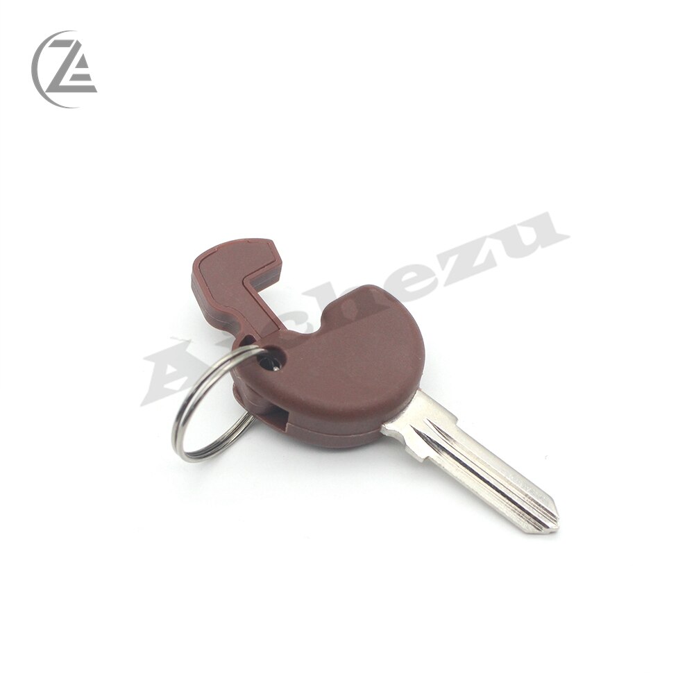 ACZ-llave ciega sin cortar, Chip transpondedor para Gilera, Vespa Piaggio, marrón,