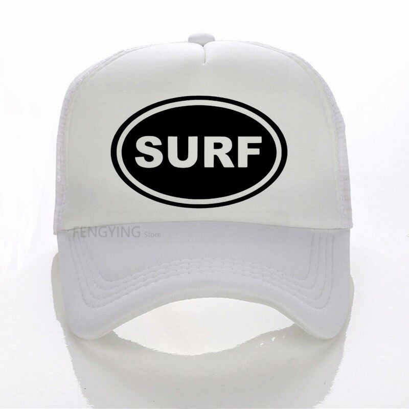 Swimming Surf Cap Hat summer Swim Pool Water Bathing mesh cap Casual Adjustable baseball cap: white