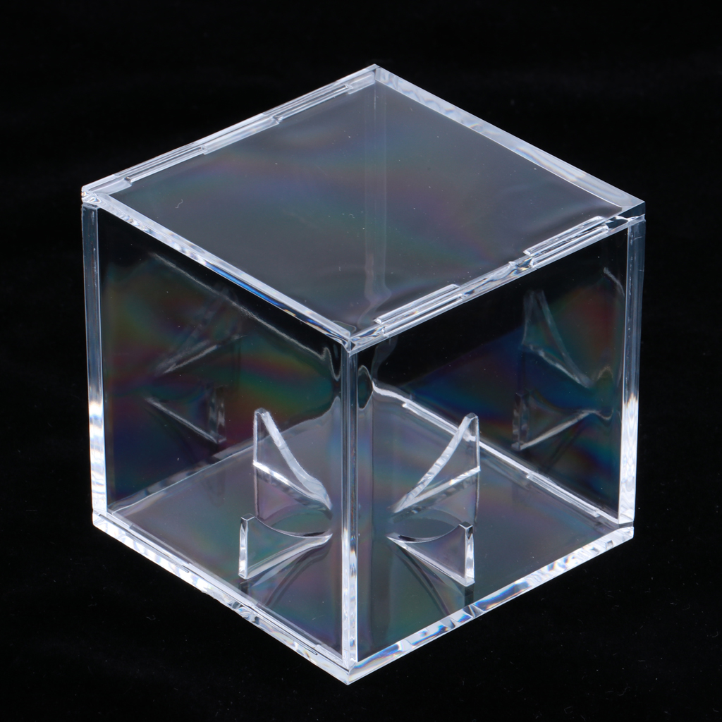 Baseball Display Fall Transparent Stapelbar Cube Fall Abnehmbare Platz Box