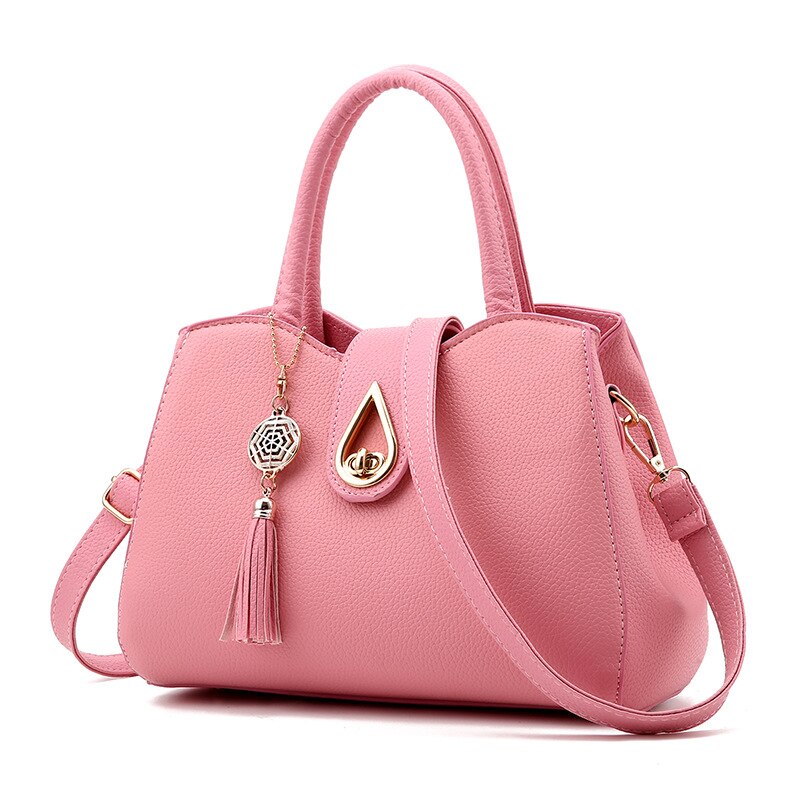 Women's shoulder bag Korean version Messenger red bag water embroidered lattice set clutch female shoulder bag 729: big pnk 729