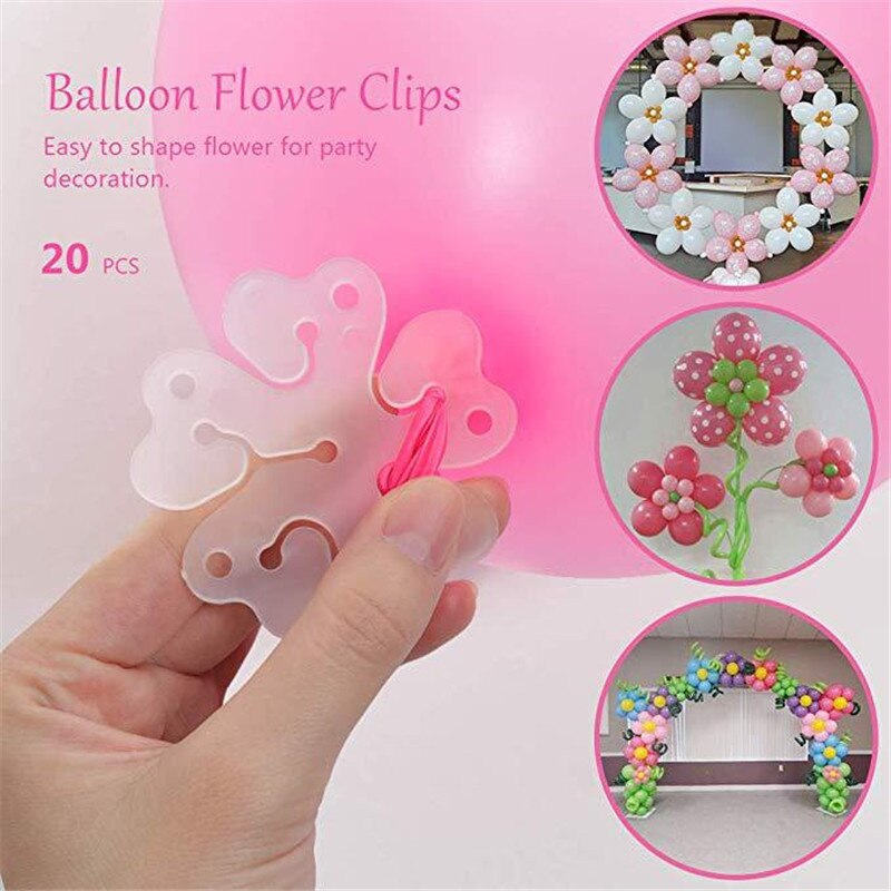 Balloon Chain Set Balloon Accessories Set Plum Blossom Clip Balloon Glue Balloon Clip Balloon Stick Party Decoration Supplies
