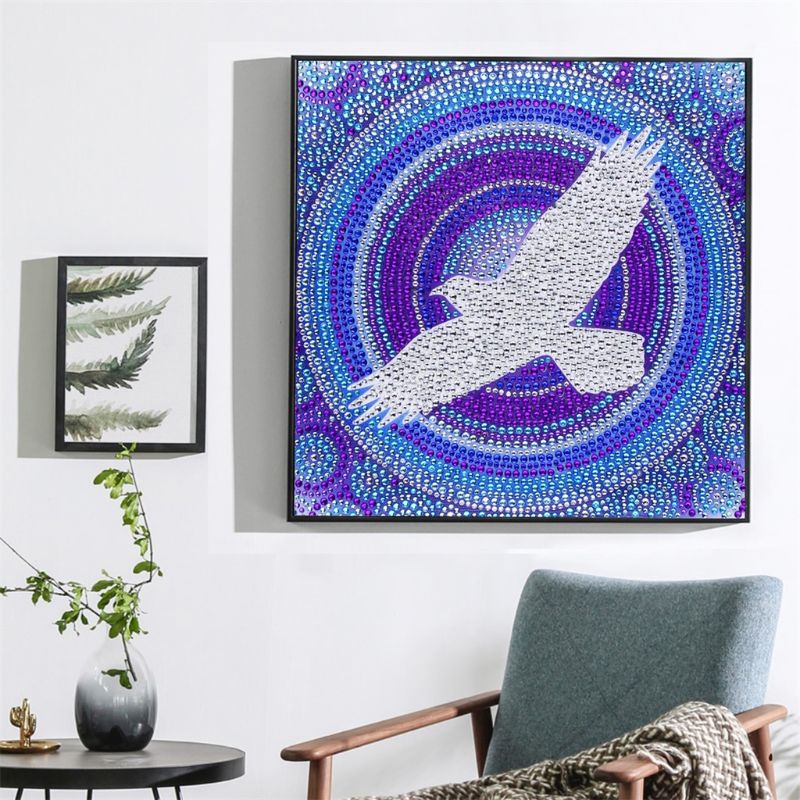 DIY 5D Special Shaped Diamond Painting by Number Kits, Full Drill Rhinestone Embroidery Cross Stitch Pictures for Home Decor