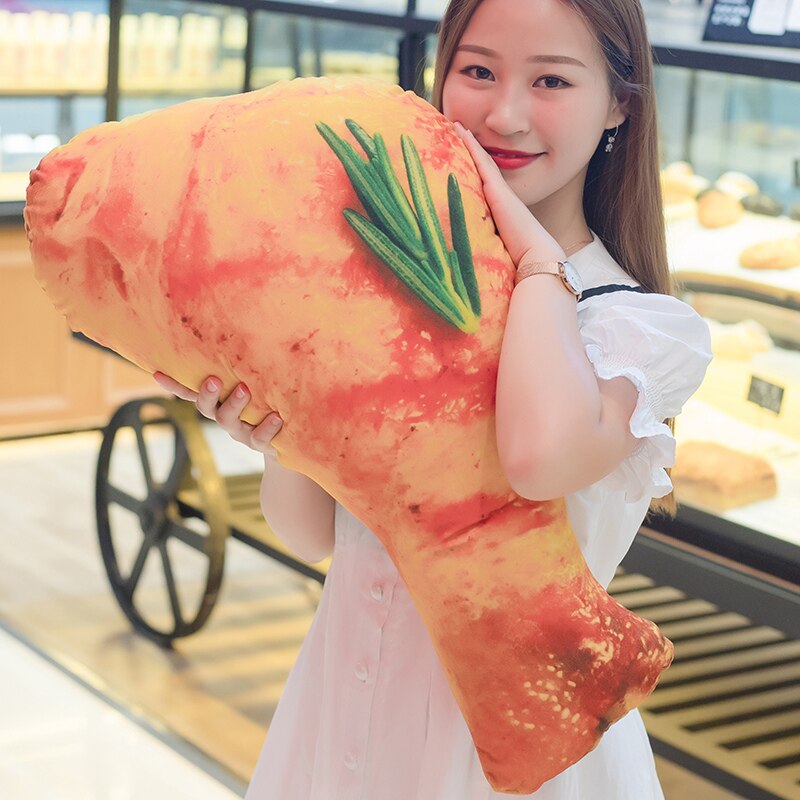 50/70/90CM Simulation Food Real Life Style Chicken Leg Toy Chick Wing Drumstick Pillow Cushion Lifelike Kids Birthday