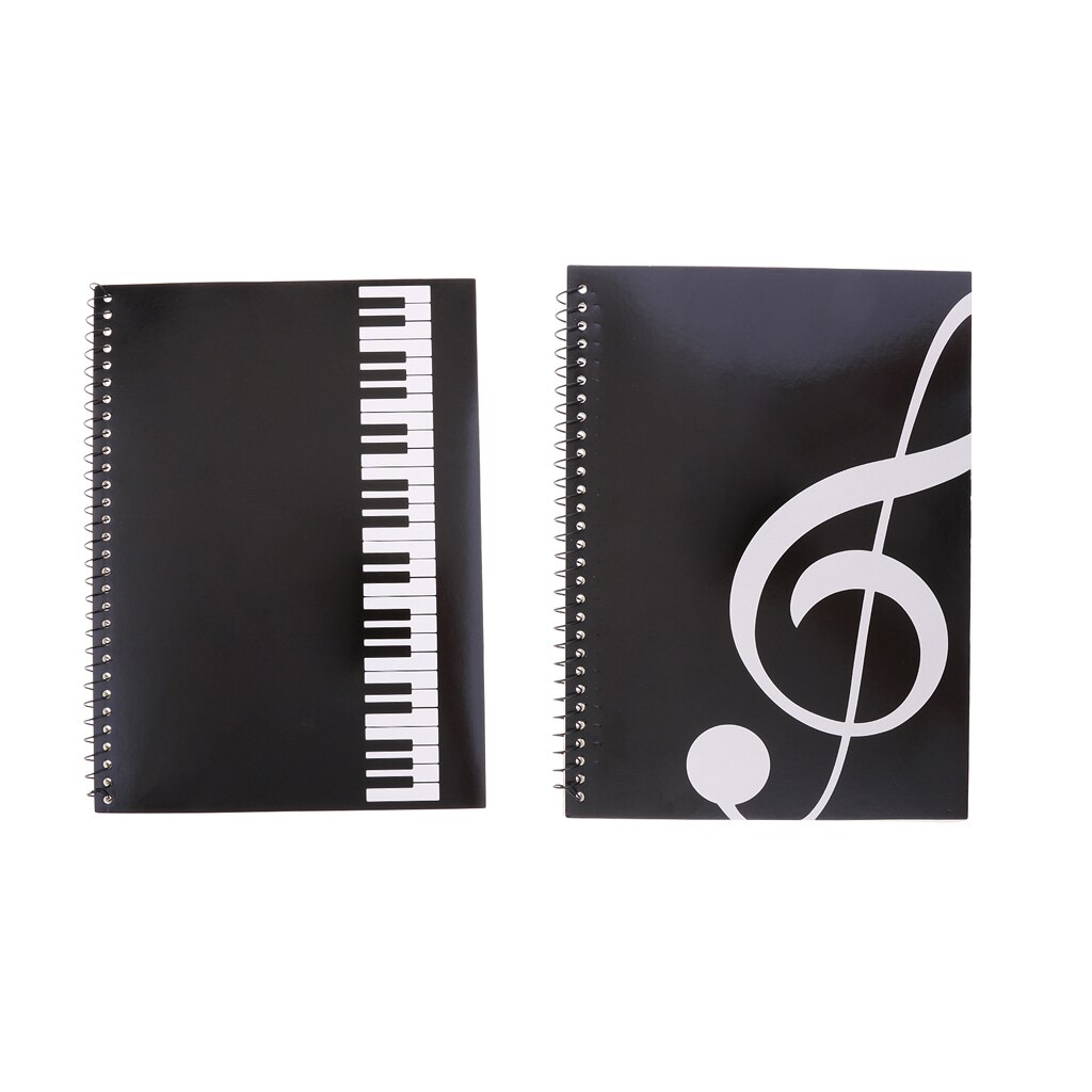 2 Stuks Muzieknotatie Stave Note Boeken Muziek Manuscript Lied Schrijven Papers 50 Pagina 'S